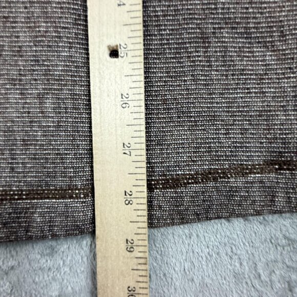 Carbon2Cobalt Sweater Mens Large Brown Quarter Zip Mock Neck Cotton Knit 144586 - Picture 12 of 14